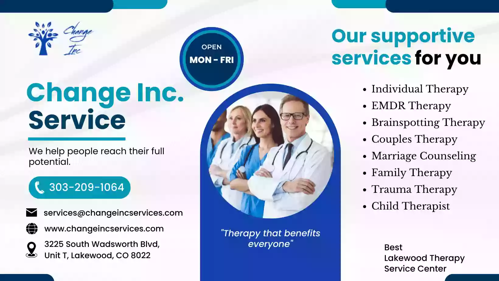 Change Inc. Counseling Services