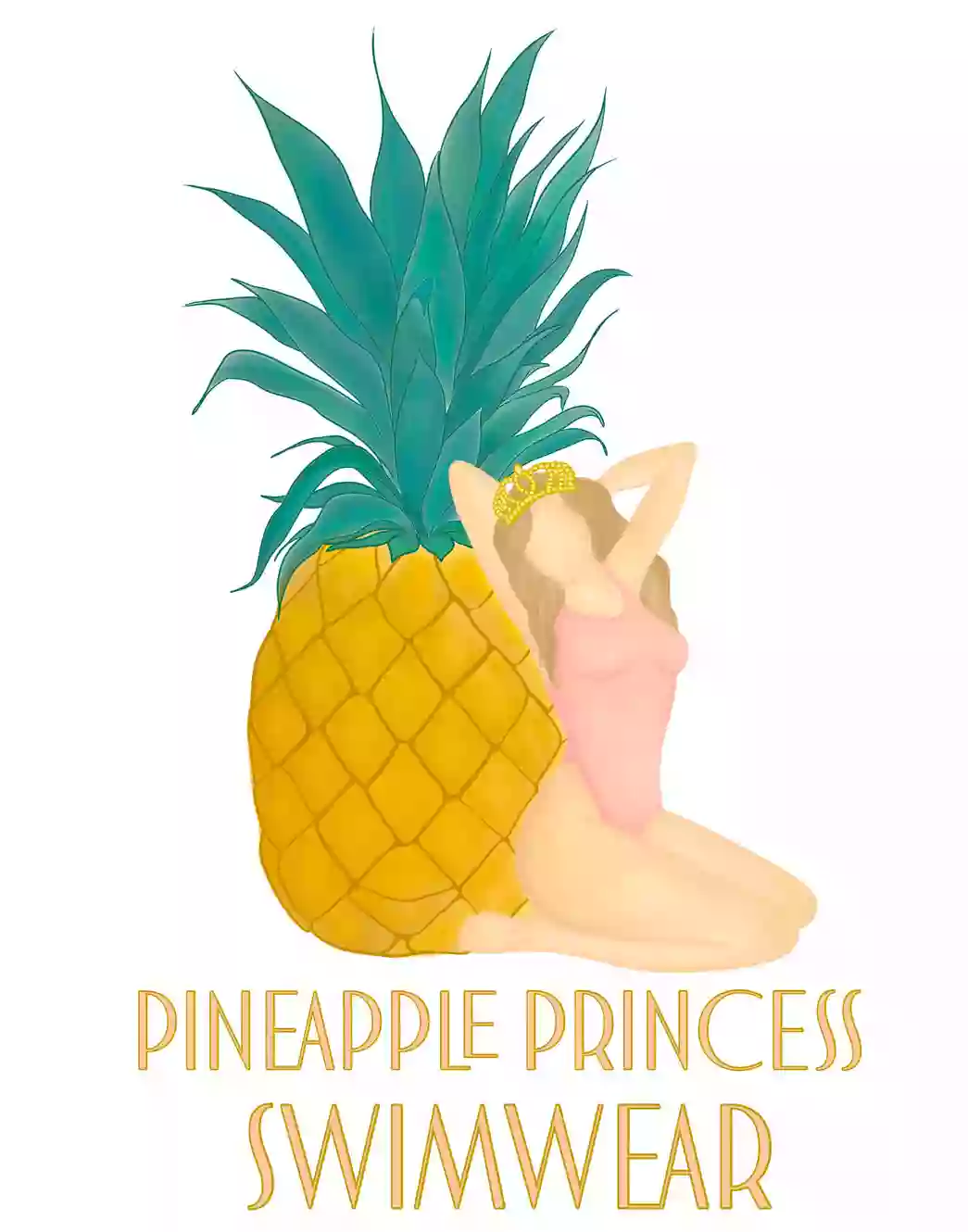 Pineapple Princess Swimwear