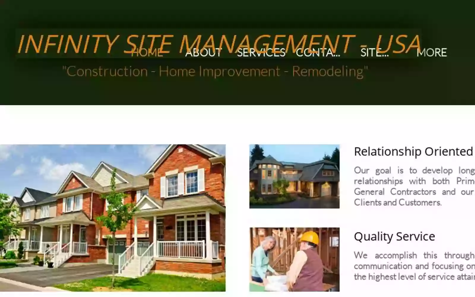 Infinity Site Management