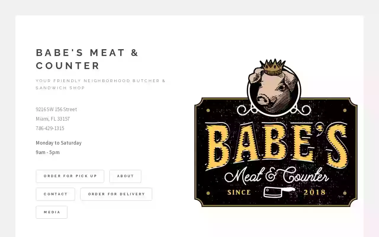 Babe's Meat & Counter