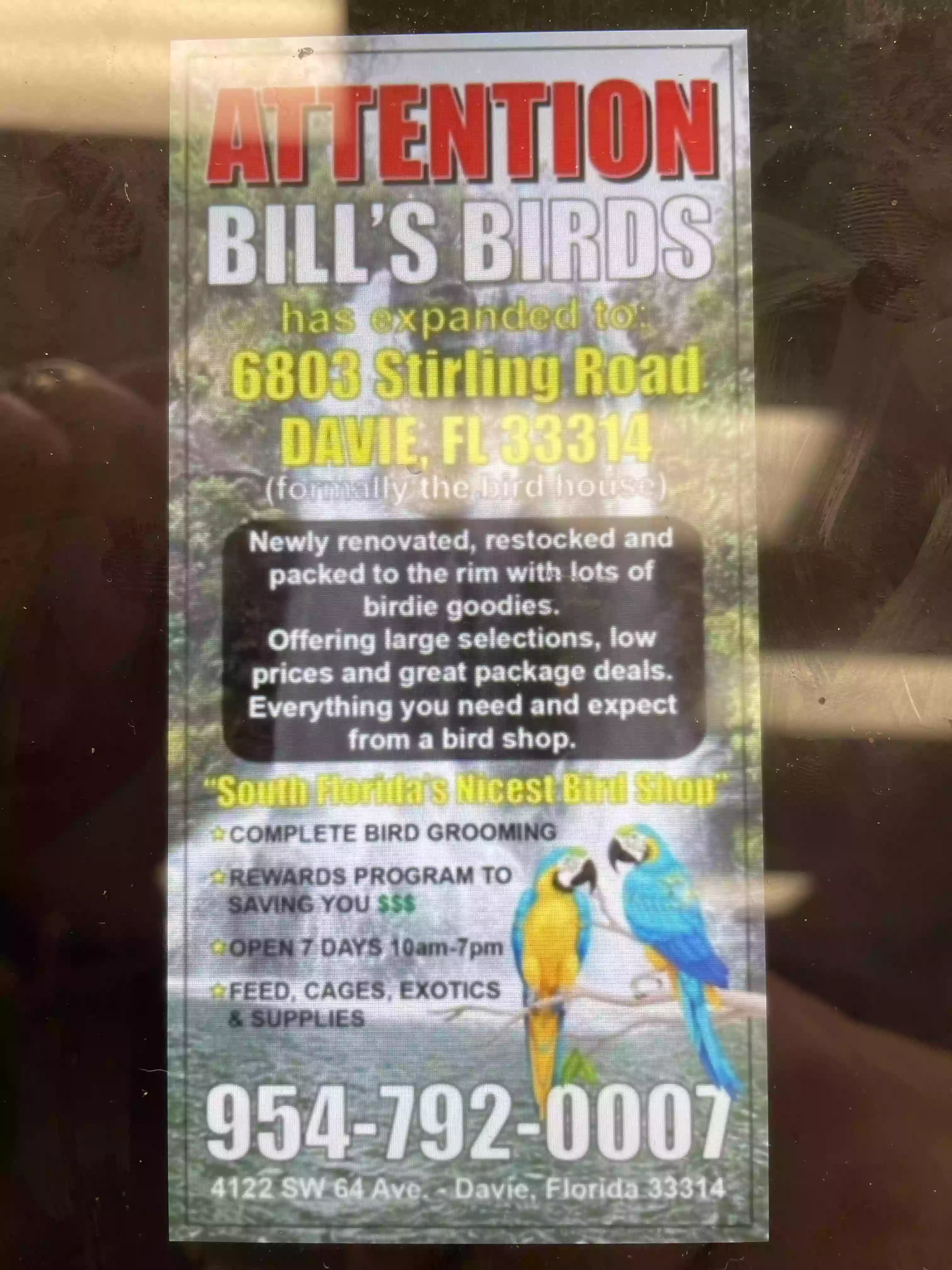 Bill's Birds