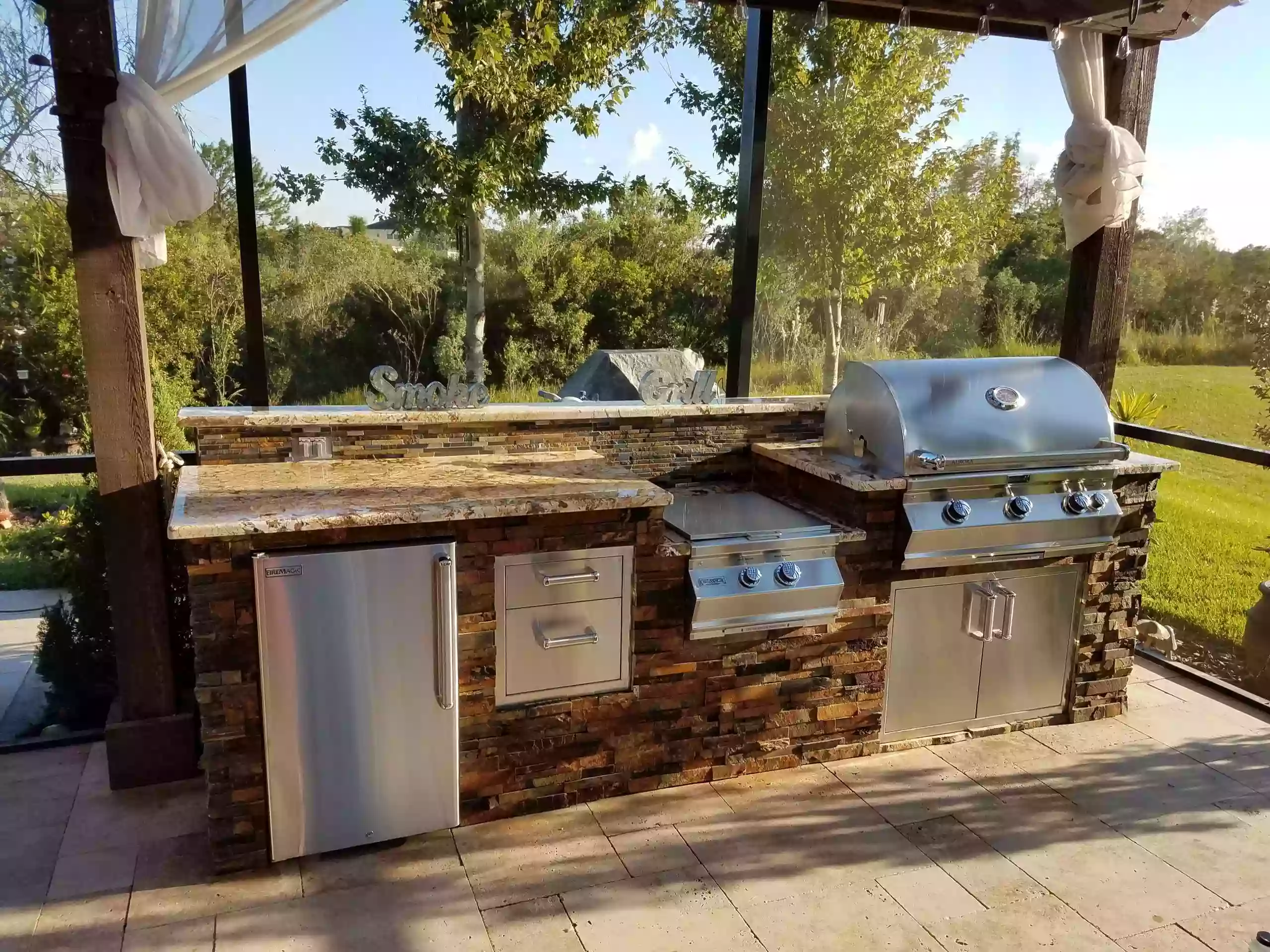 Stone Outdoor Kitchens