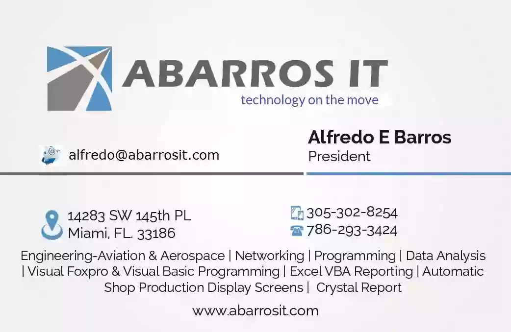 ABARROS IT Quickbooks bookkeeping and Small Business Software Development with AI