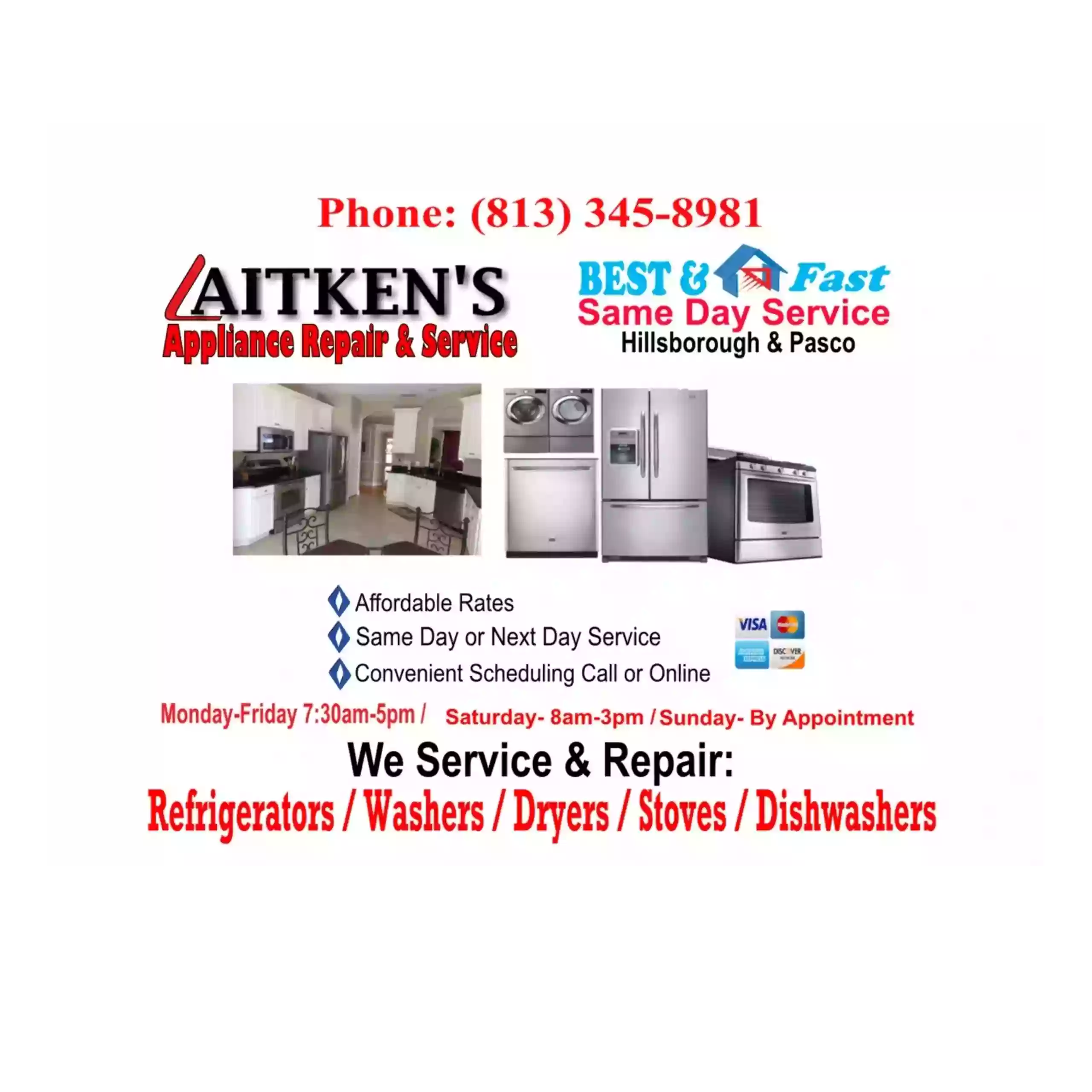 AITKEN'S Appliance Repair Service
