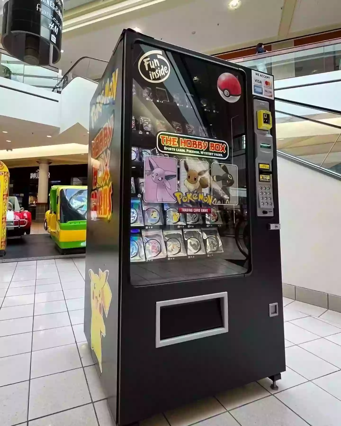 The Hobby Box, Pokémon and Sports Cards Vending Machine