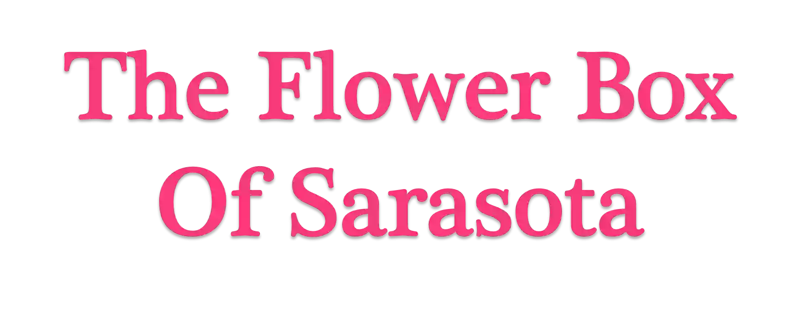The Flower Box of Sarasota