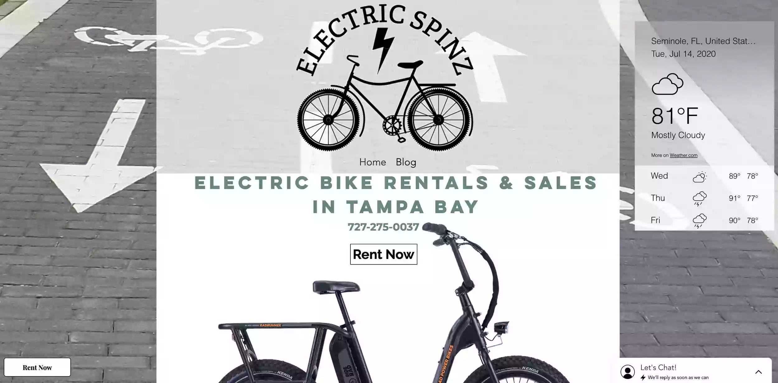 Electric Spinz Electric Bike Rentals and Sales