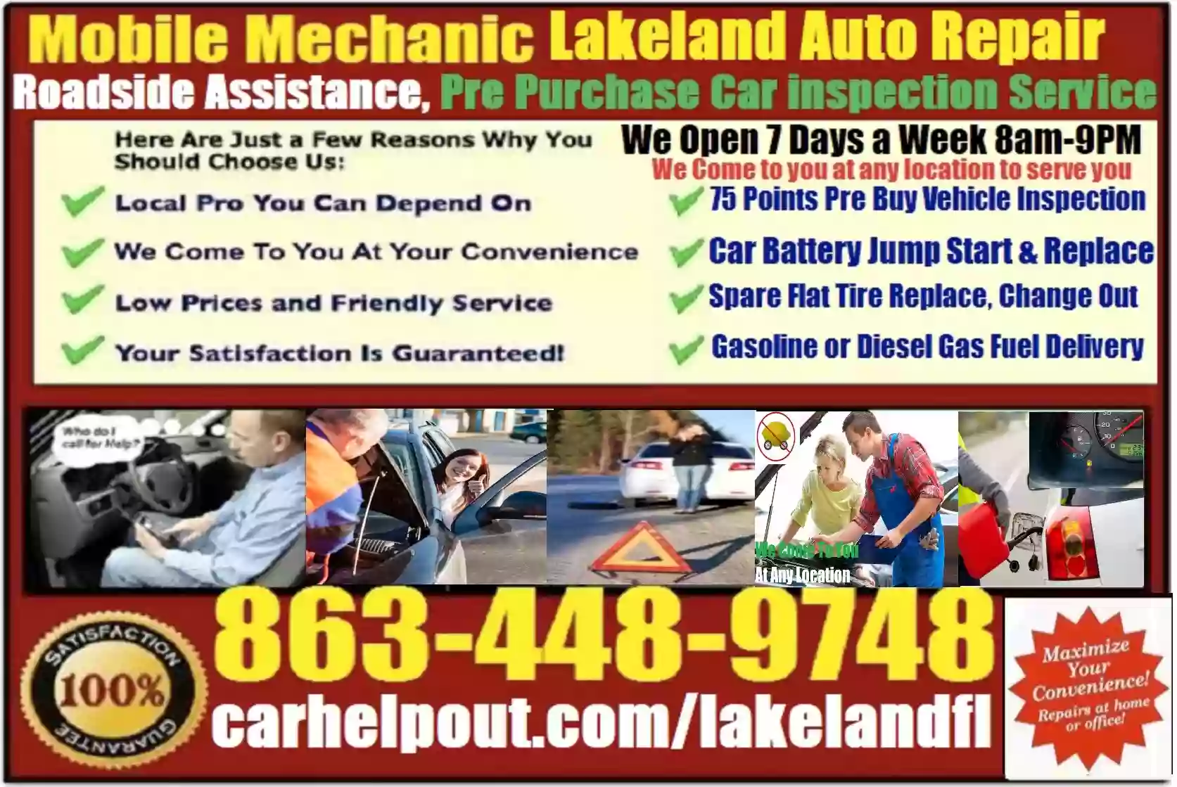 Mobile Mechanic Lakeland Pre Purchase Auto Car Inspection