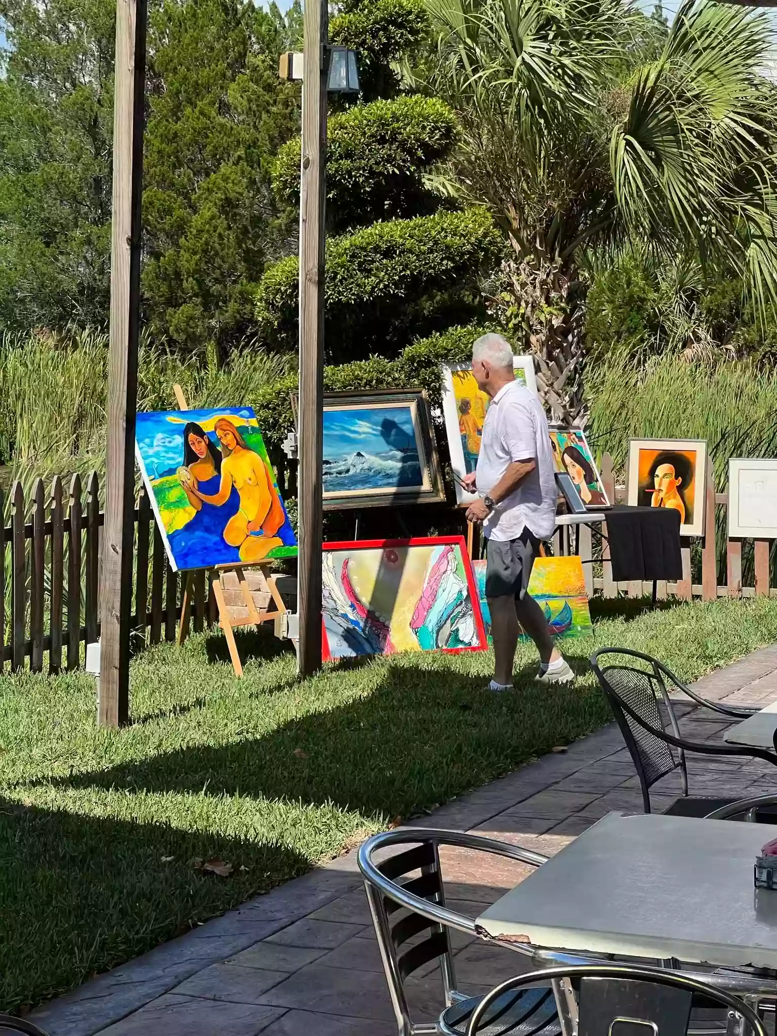 Hernando Beach Front Porch Art Walk