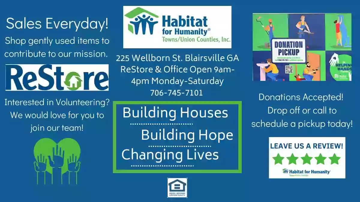 Habitat for Humanity Towns Union Counties, Inc.