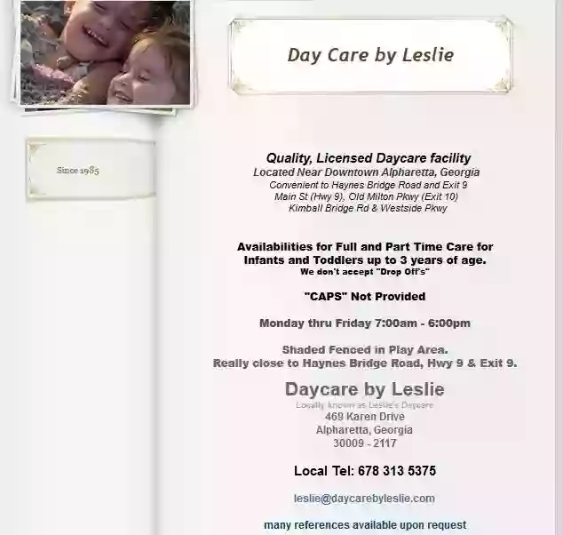 Day Care By Leslie