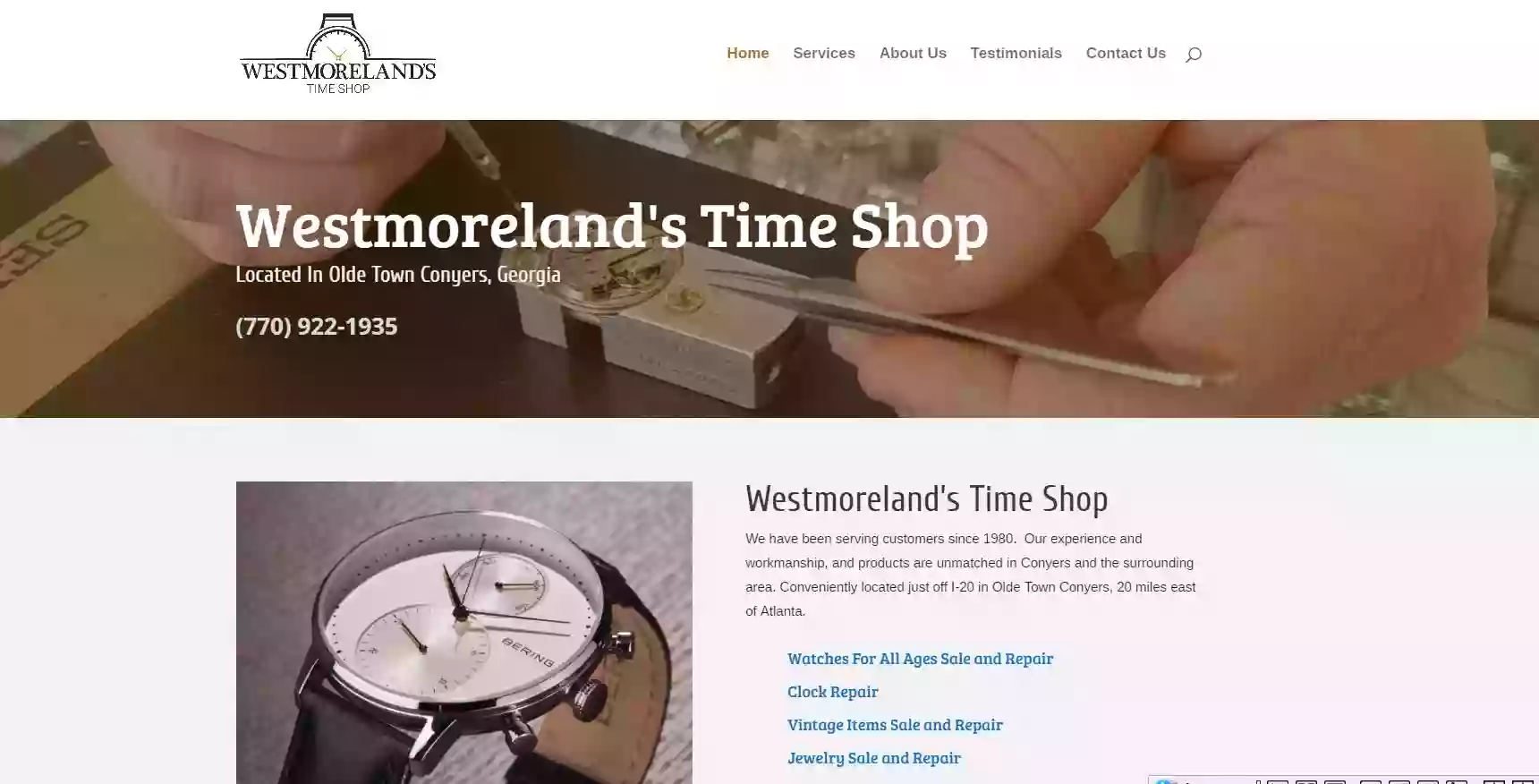 Westmoreland's Time Shop