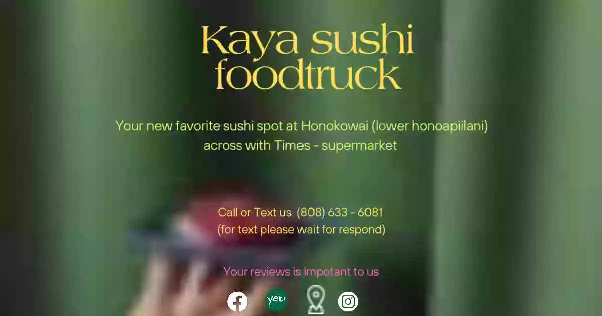 kaya sushi foodtruck