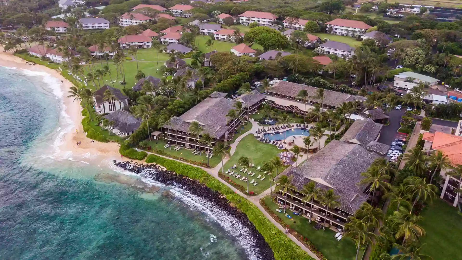 Koʻa Kea Resort on Poipu Beach