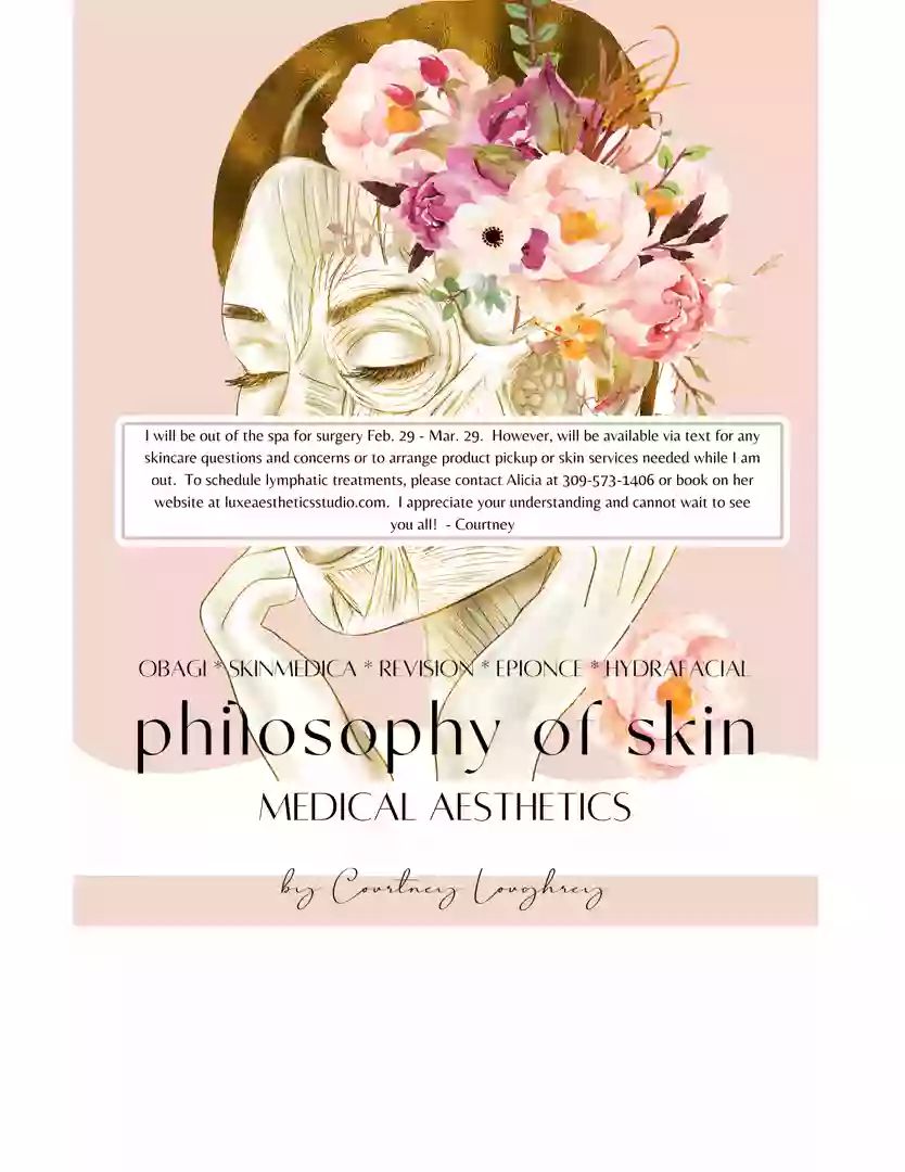 Philosophy of Skin - Medical Aesthetics by Courtney Loughrey