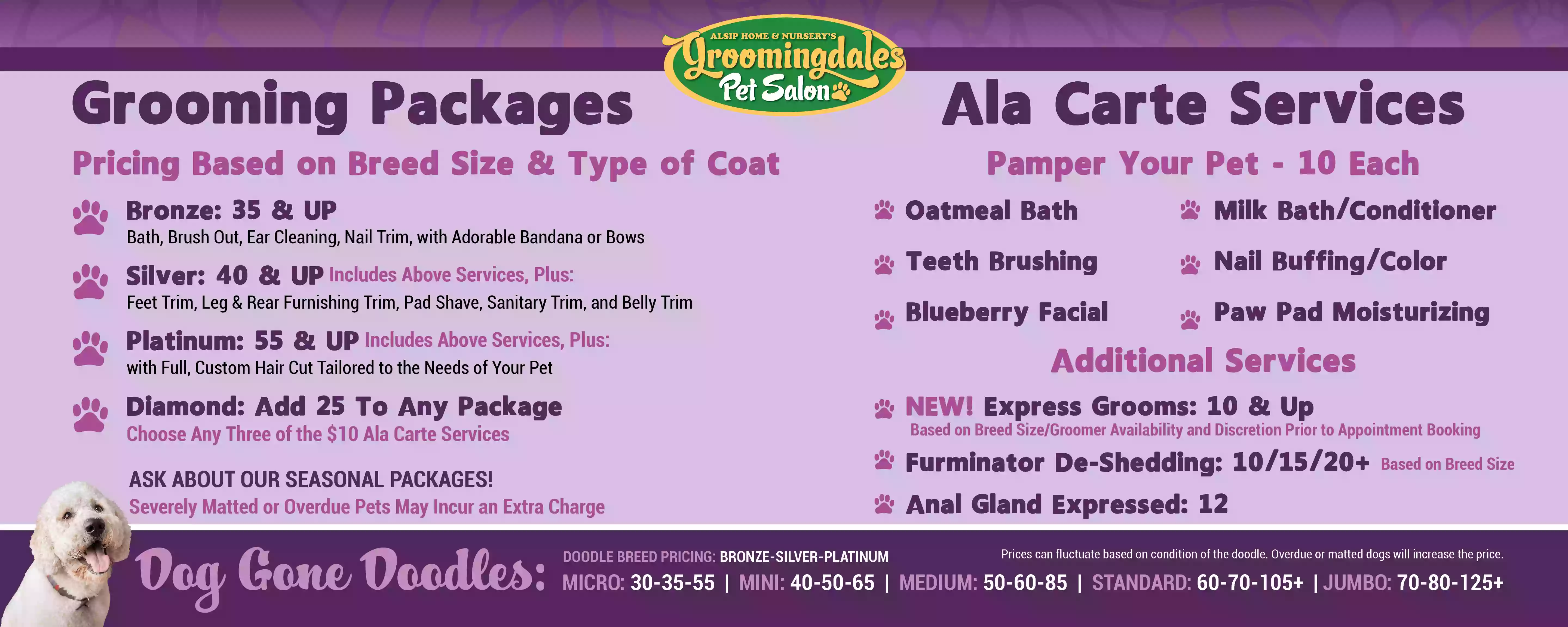 Groomingdales Pet Salon At Alsip Home & Nursery