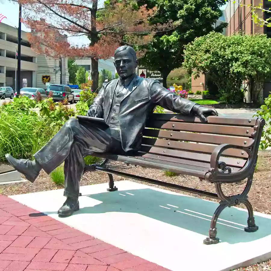 Max Ehrmann Bronze Statue