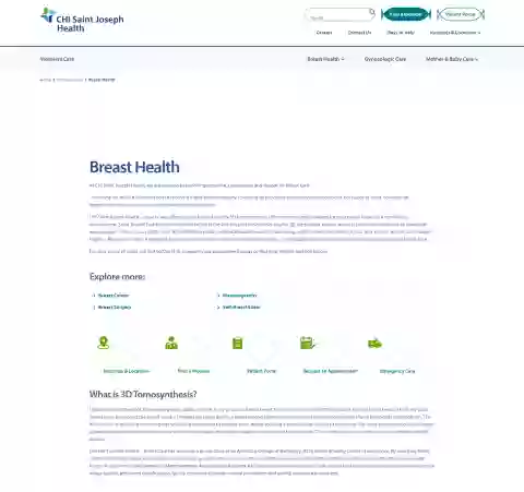 CHI Saint Joseph Health - Breast Care Center, Bardstown