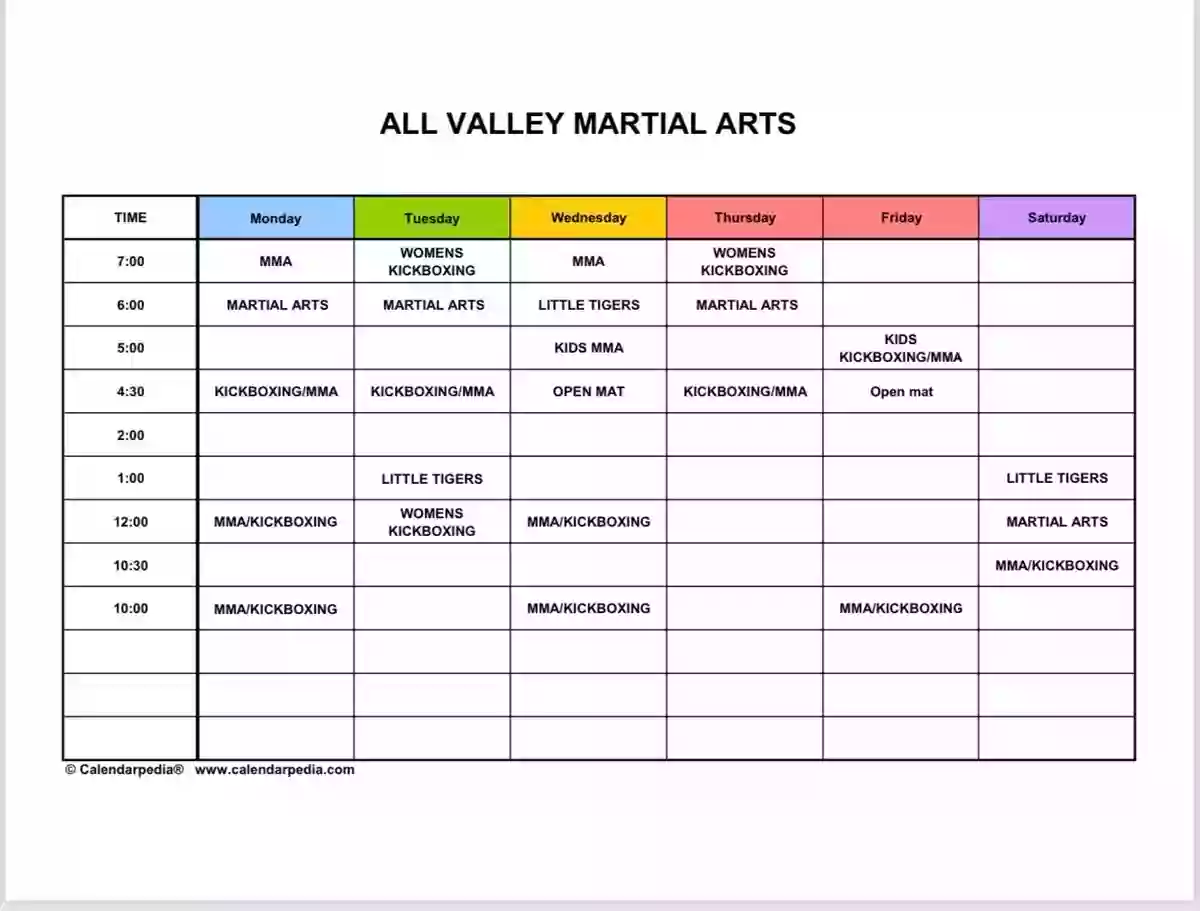 All Valley Martial Arts