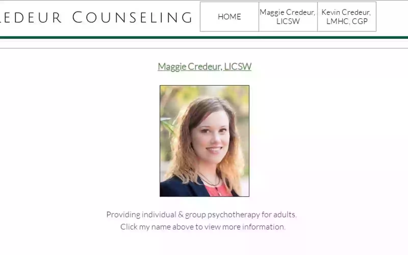 Credeur Counseling