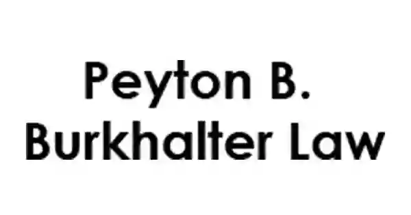 Peyton B. Burkhalter Law