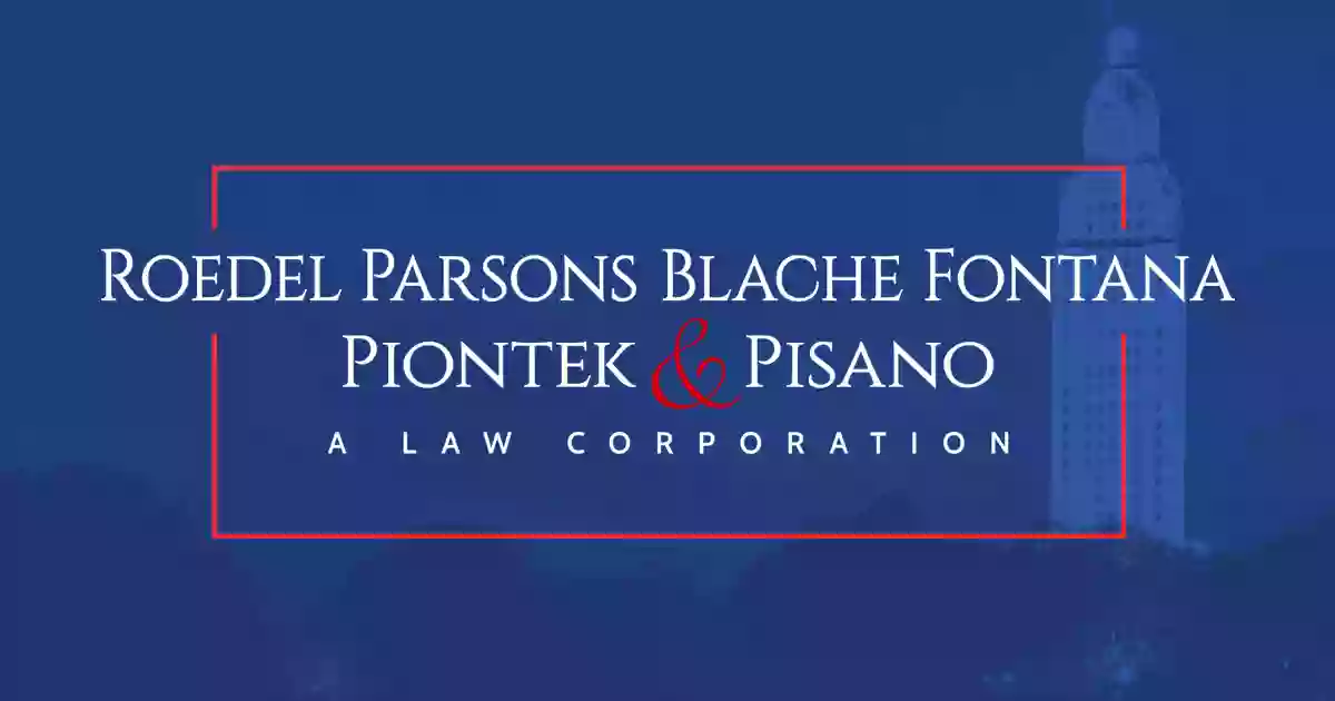 Roedel Parsons Blache Fontana Piontek & Pisano, A Law Corporation