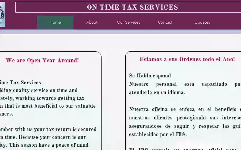 On Time Tax Services