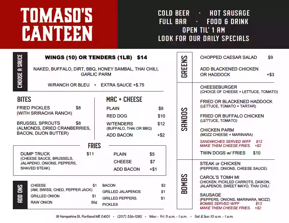 Tomaso's Canteen