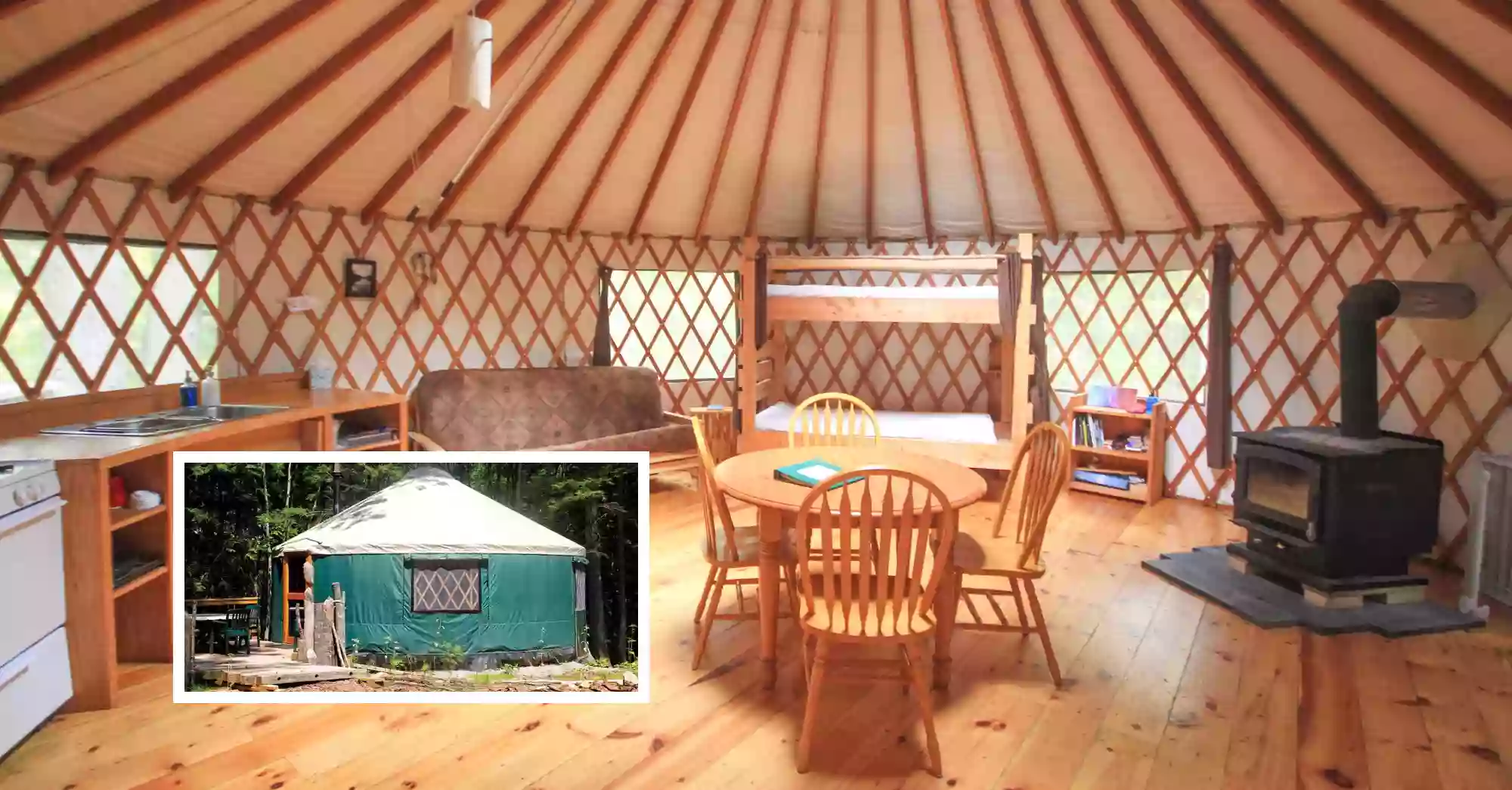 Maine Forest Yurts