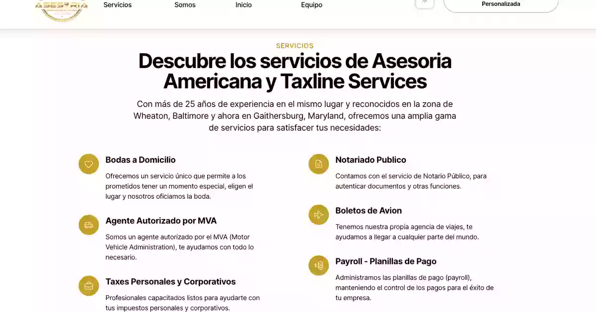 Asesoría Americana & Taxline Services