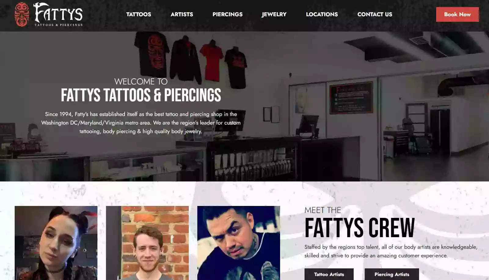 Fatty's Tattoos & Piercings Silver Spring