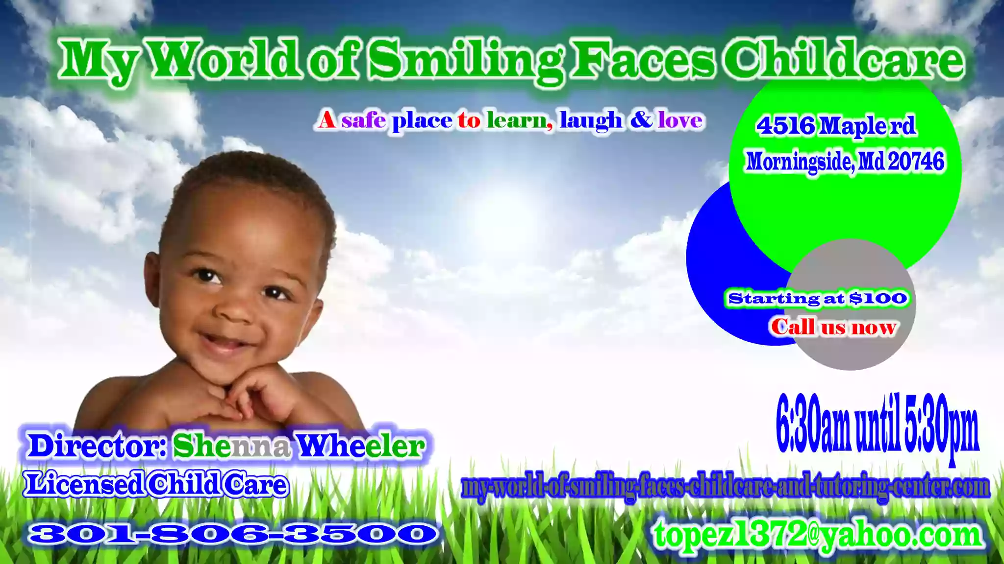 My World of Smiling Faces Childcare and Tutoring Center