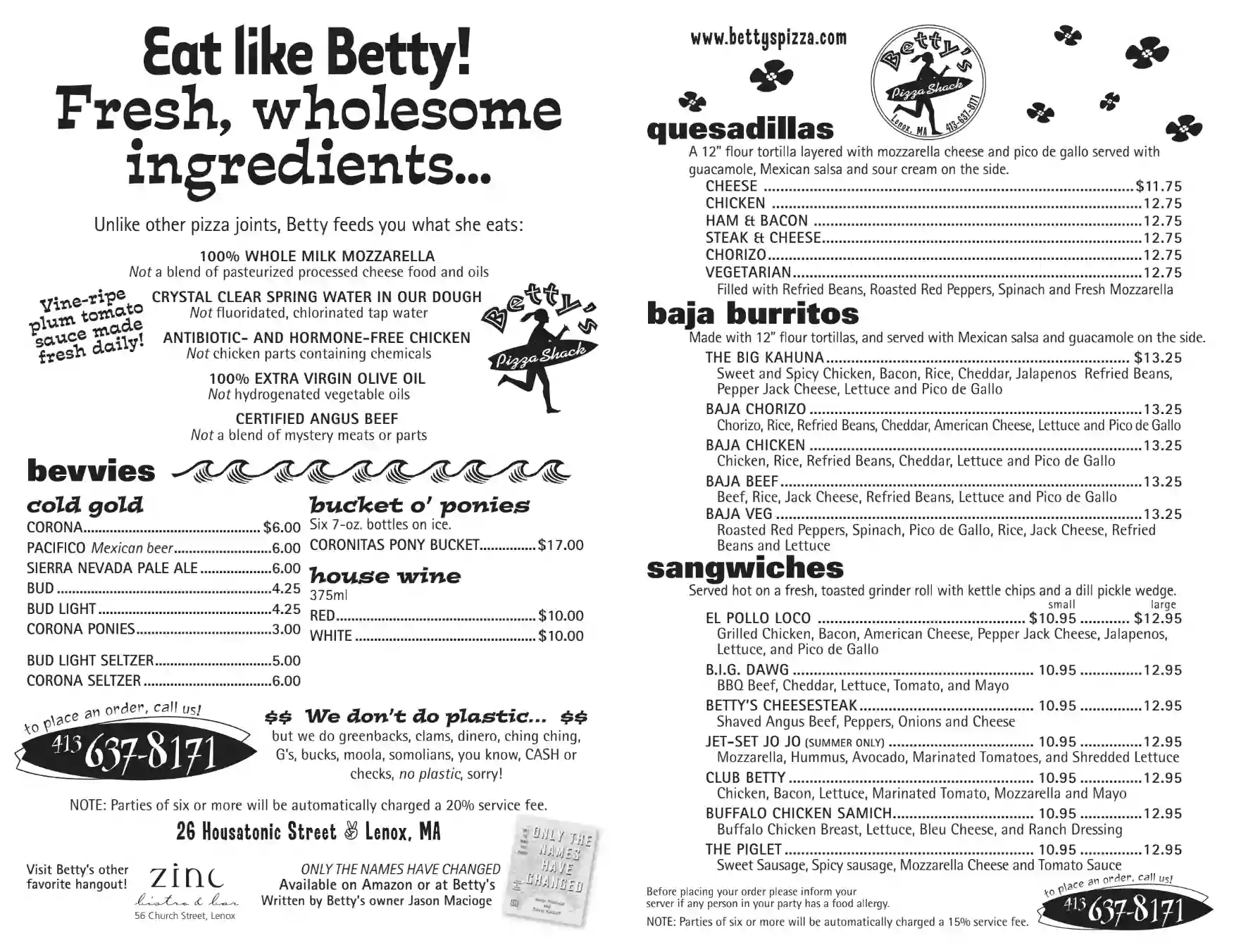 Betty's Pizza Shack
