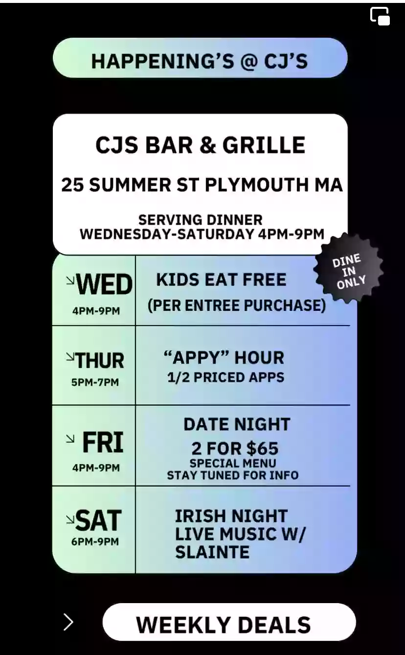 Cj's Bar & Grille