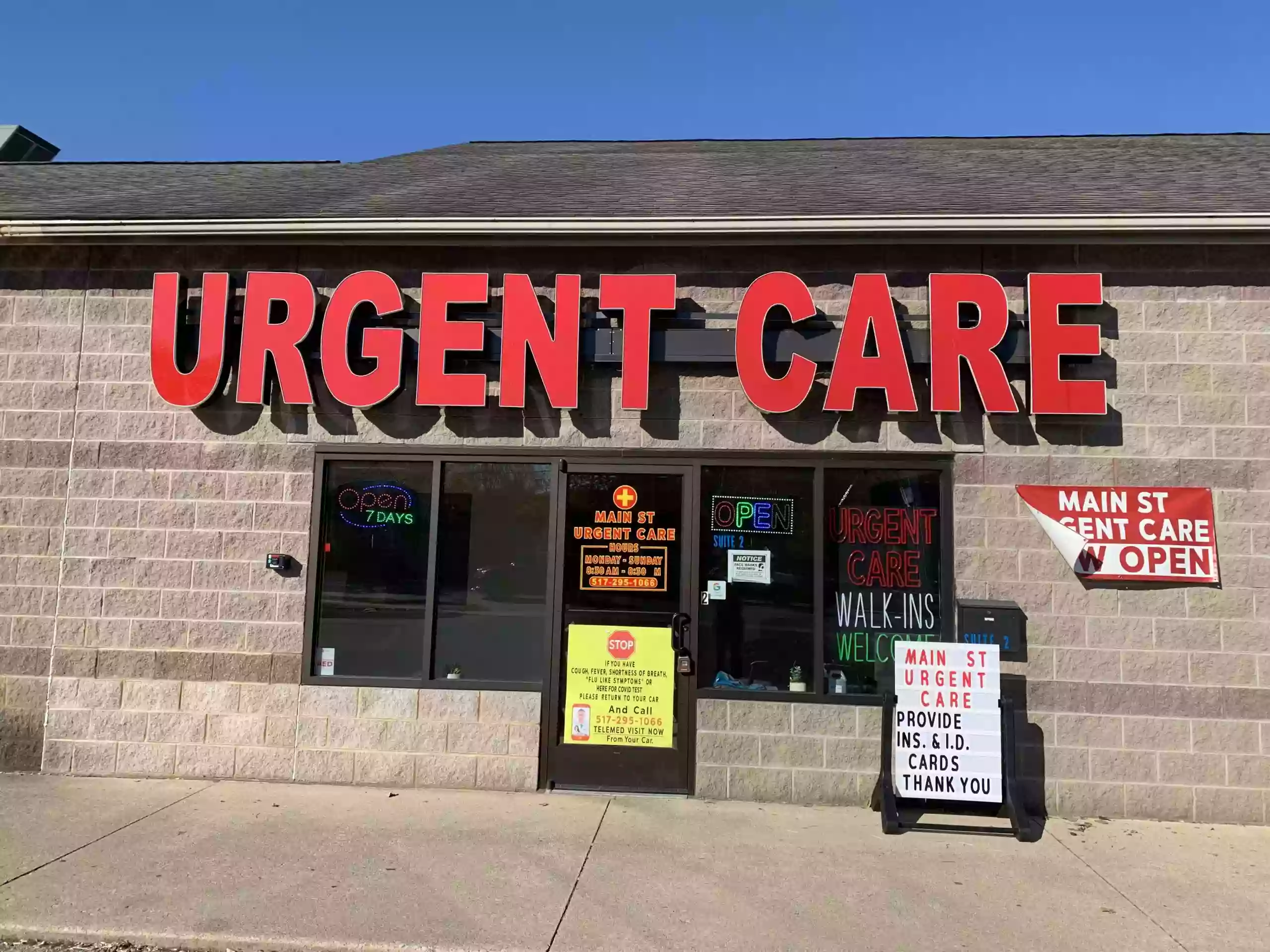 Main St Urgent Care of Adrian & Walk-in Clinic