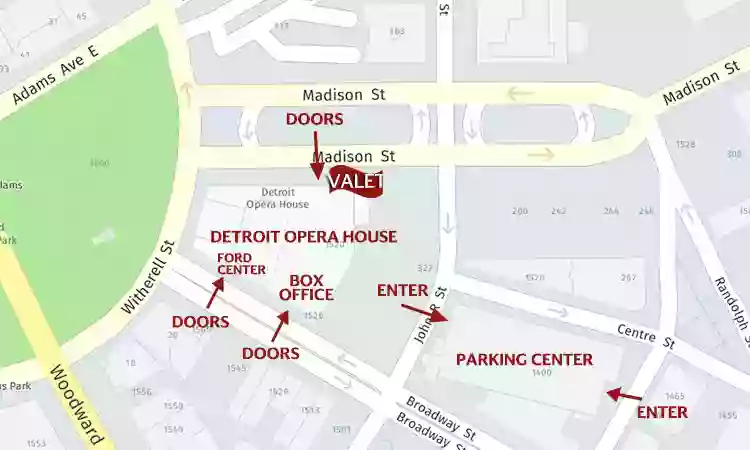 Detroit Opera House Garage