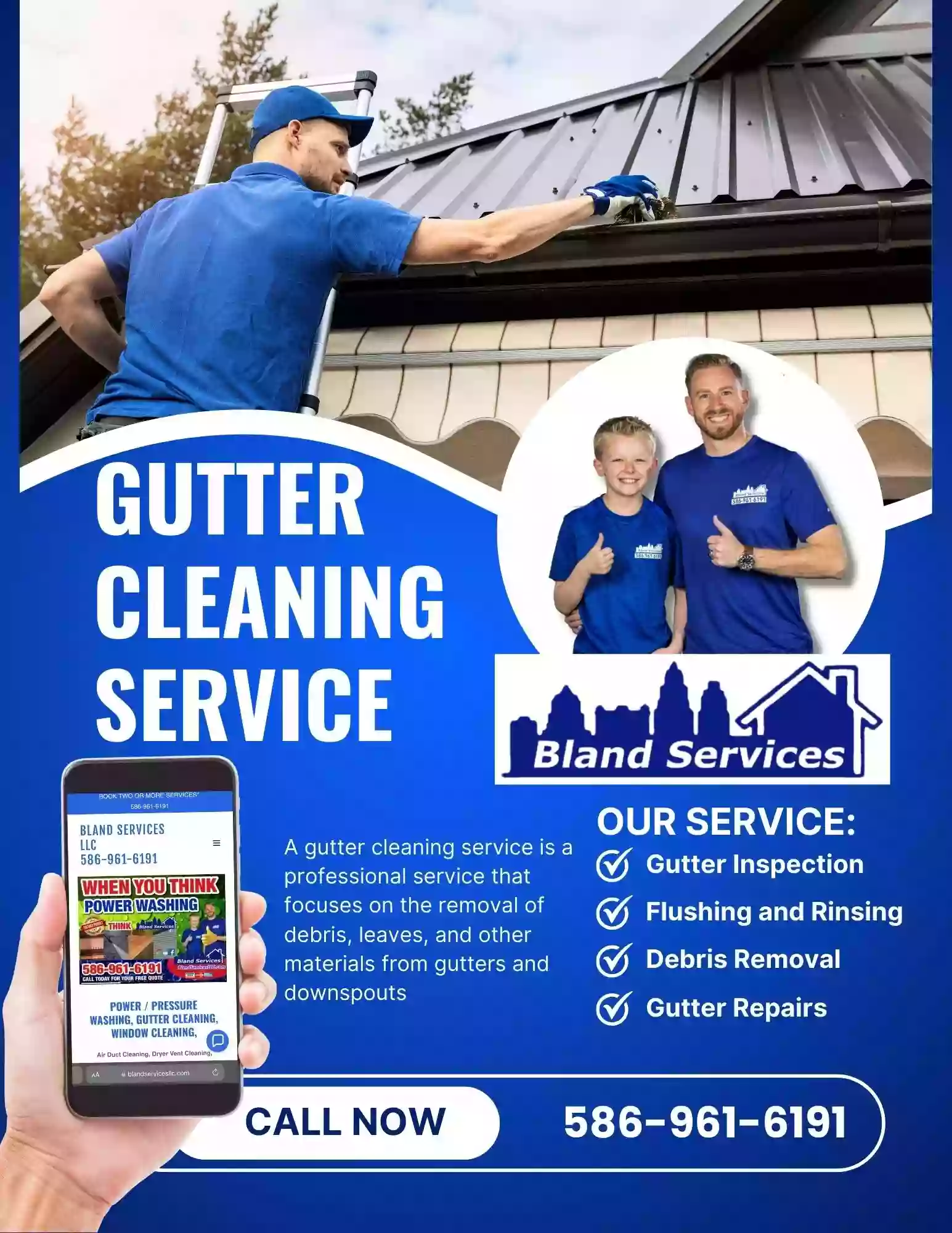 A1 Bland Services LLC Window Cleaning, Power Washing, Gutter Cleaning, Air Duct Cleaning