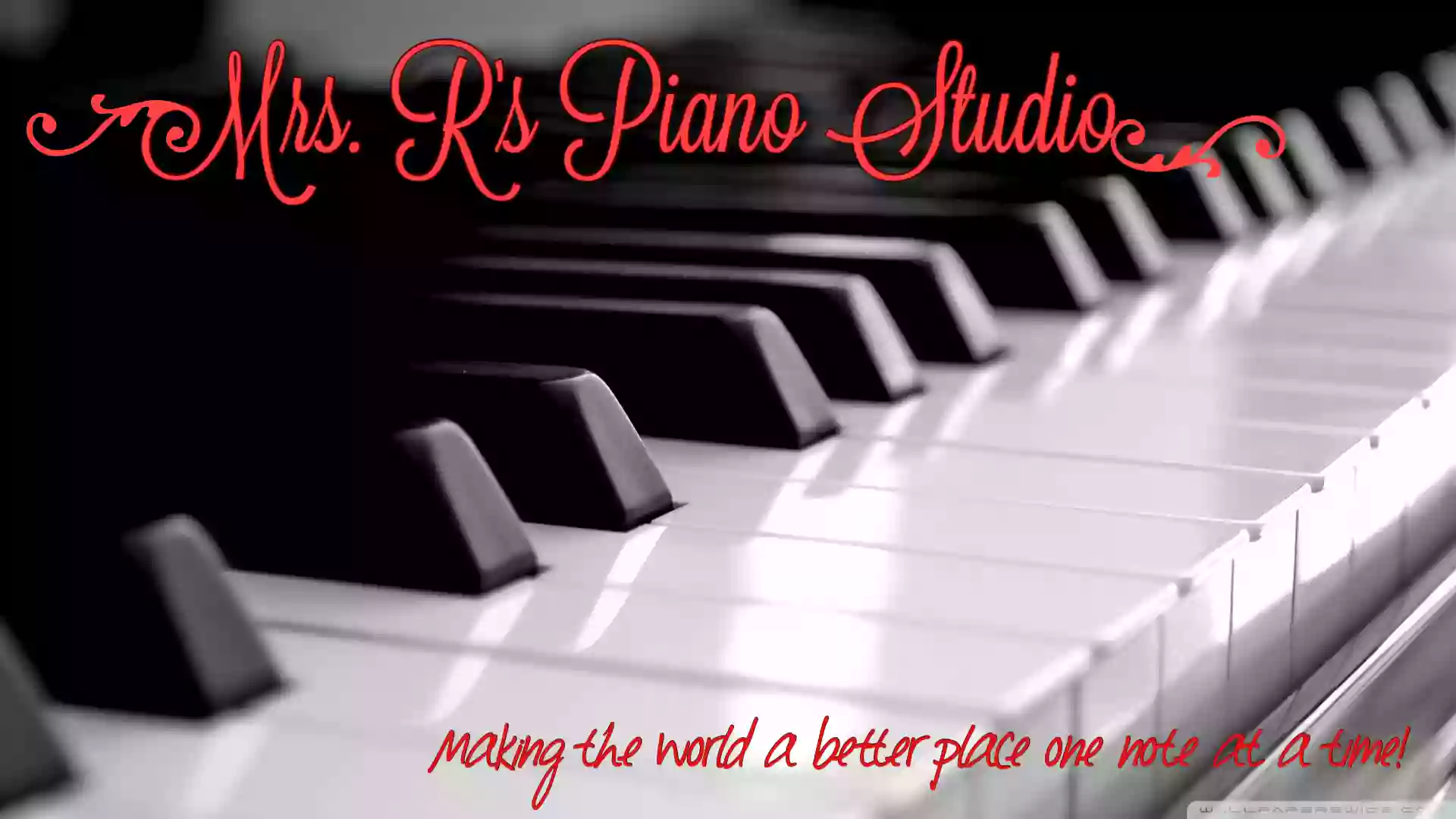 Mrs. R’s Piano Studio