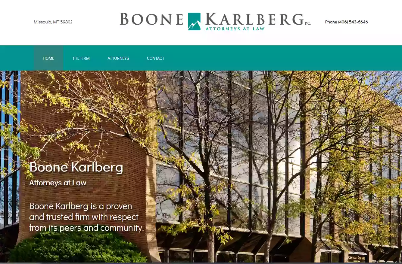 Boone Karlberg P.C.