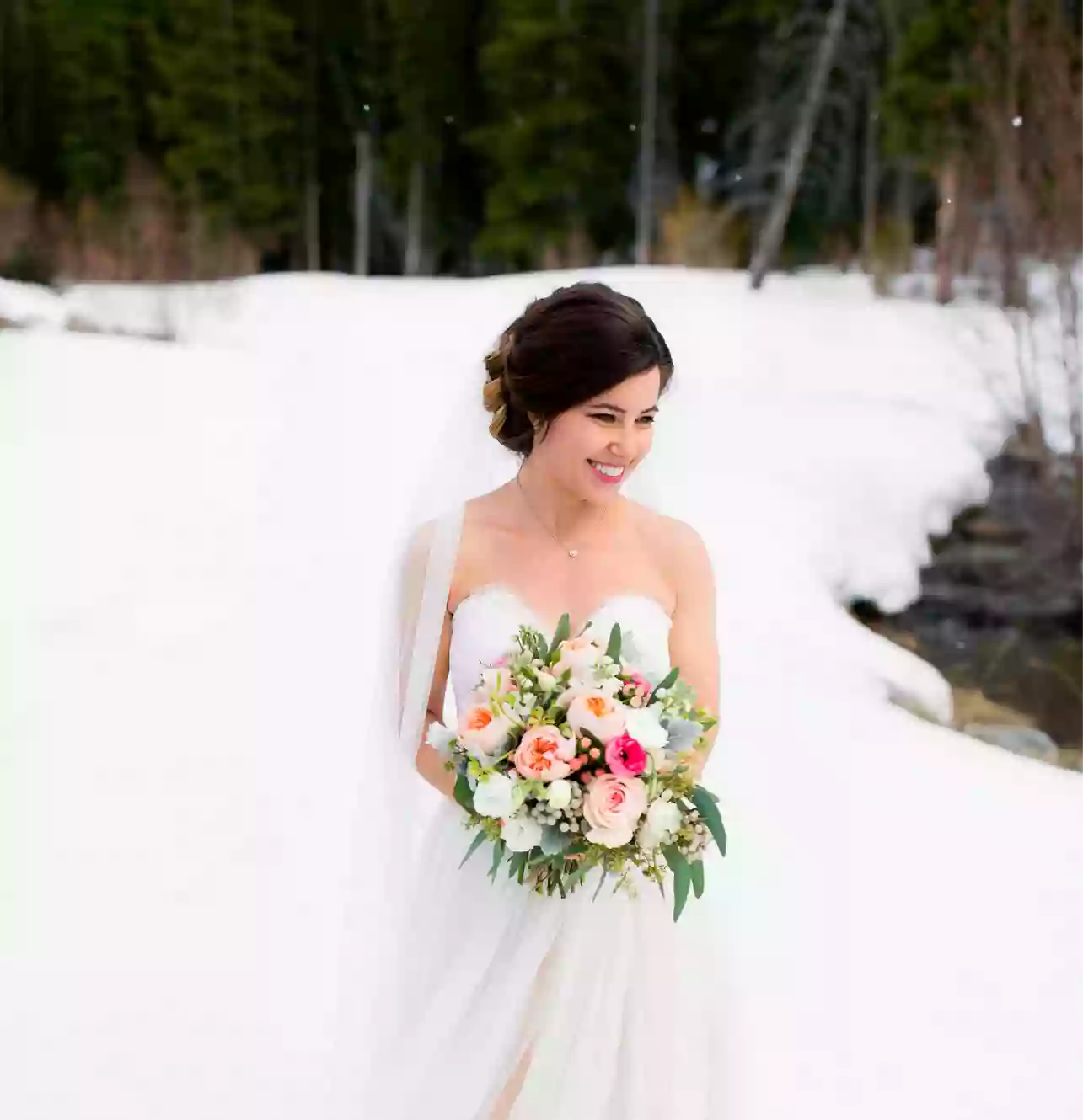 Majestic Mountain Beauty Wedding Hair and Makeup