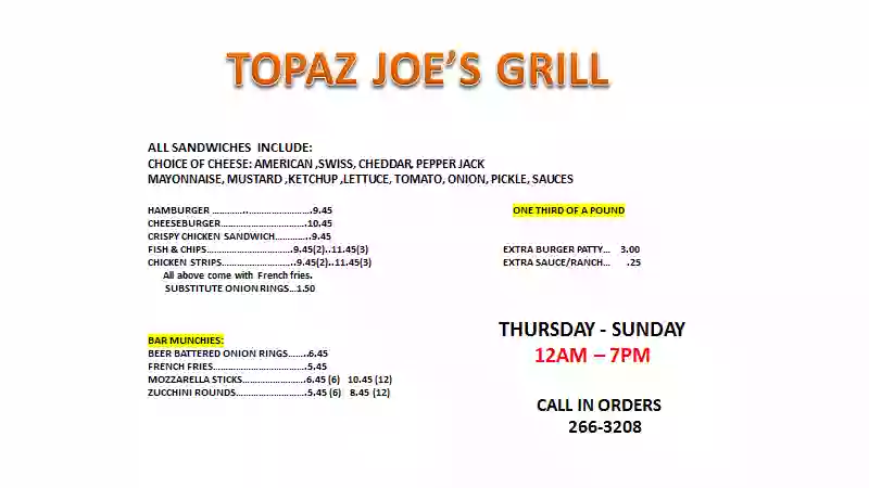 Topaz Joe's Grill & Bar