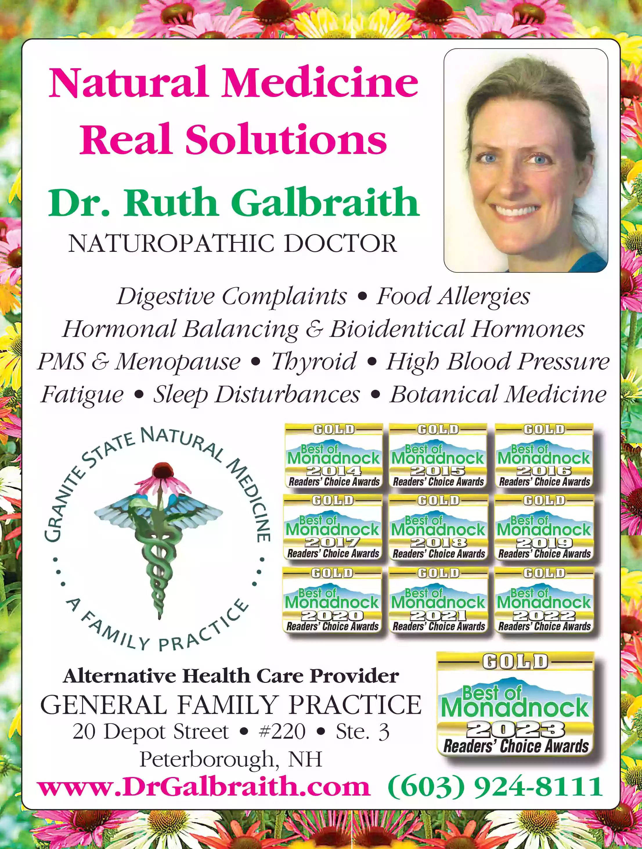 Granite State Natural Medicine - Dr. Ruth Galbraith, ND