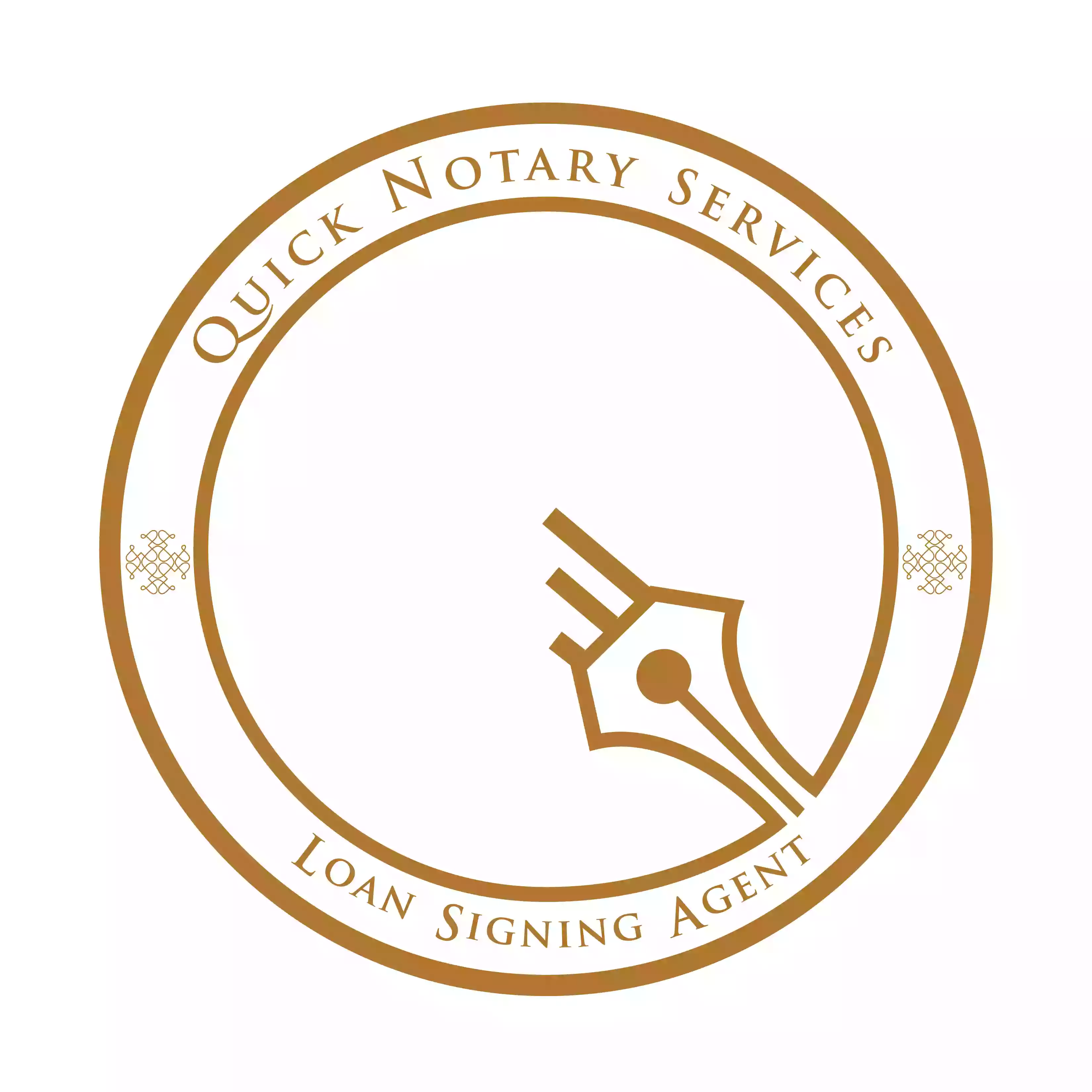Quick Notary Services - Notary, Notarize and eNotary & Loan Signing Agent