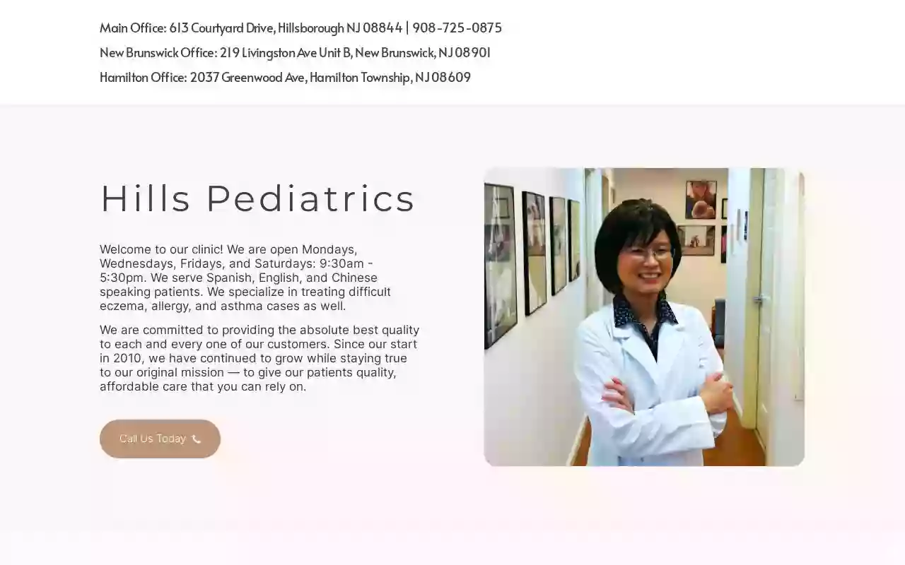 Pediatrician near Belle Mead Montgomery Skillman New Jersey