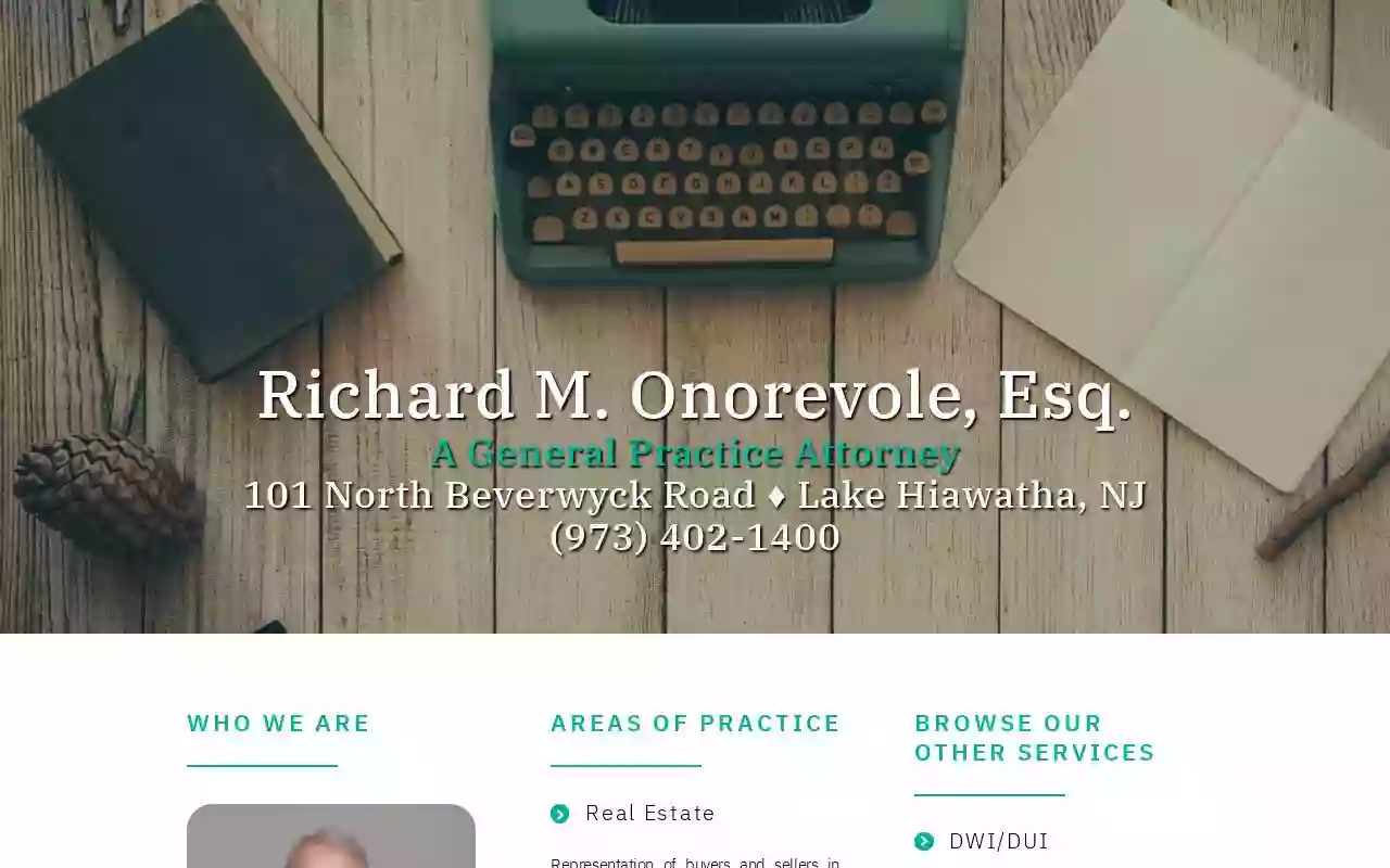 Richard M. Onorevole - Attorney at Law