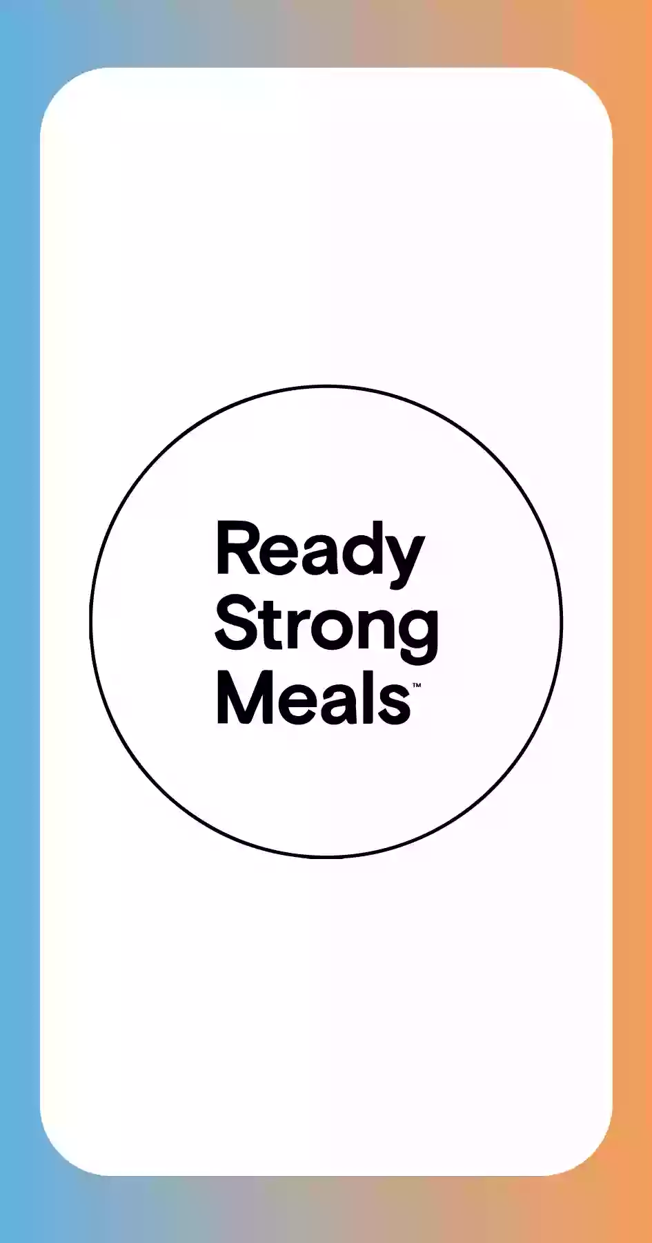 Ready Strong Meals