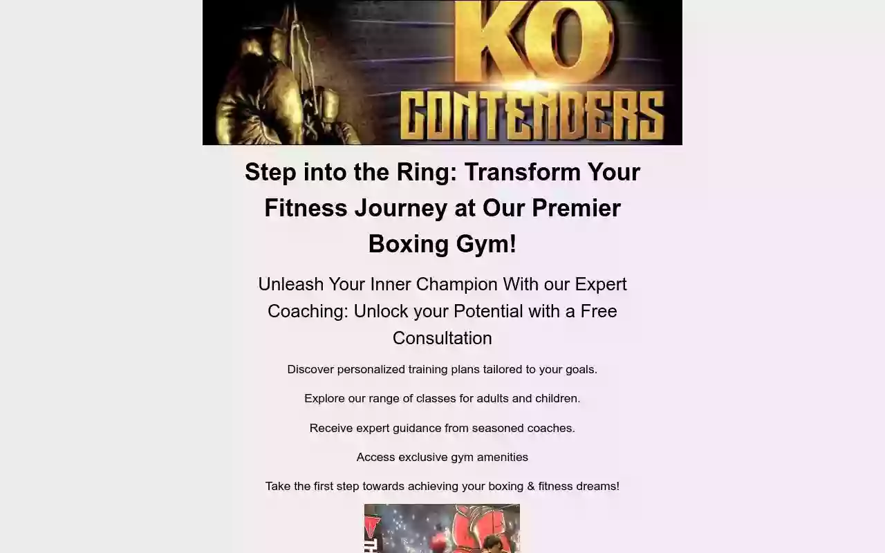 KO Contender Boxing Club / Kids boxing and fitness