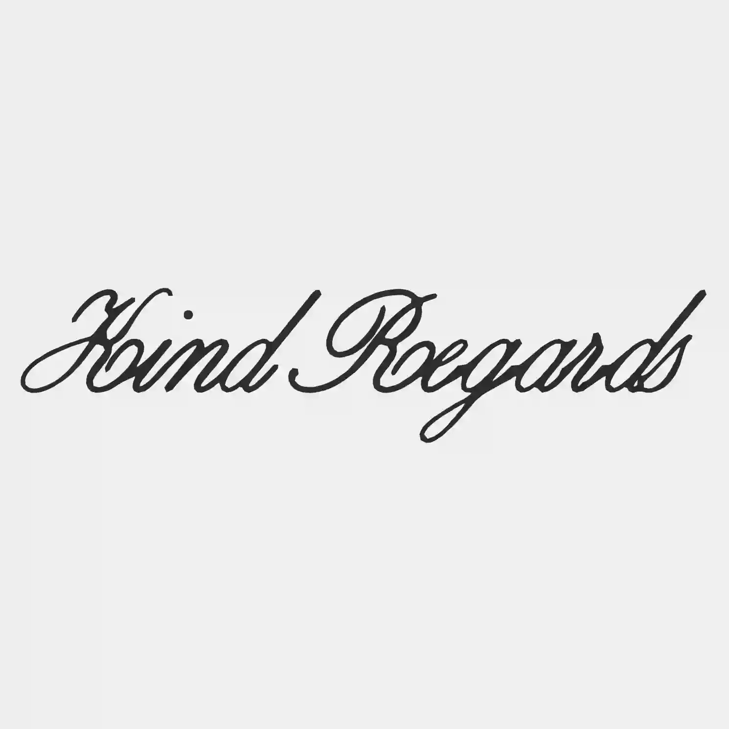 Kind Regards