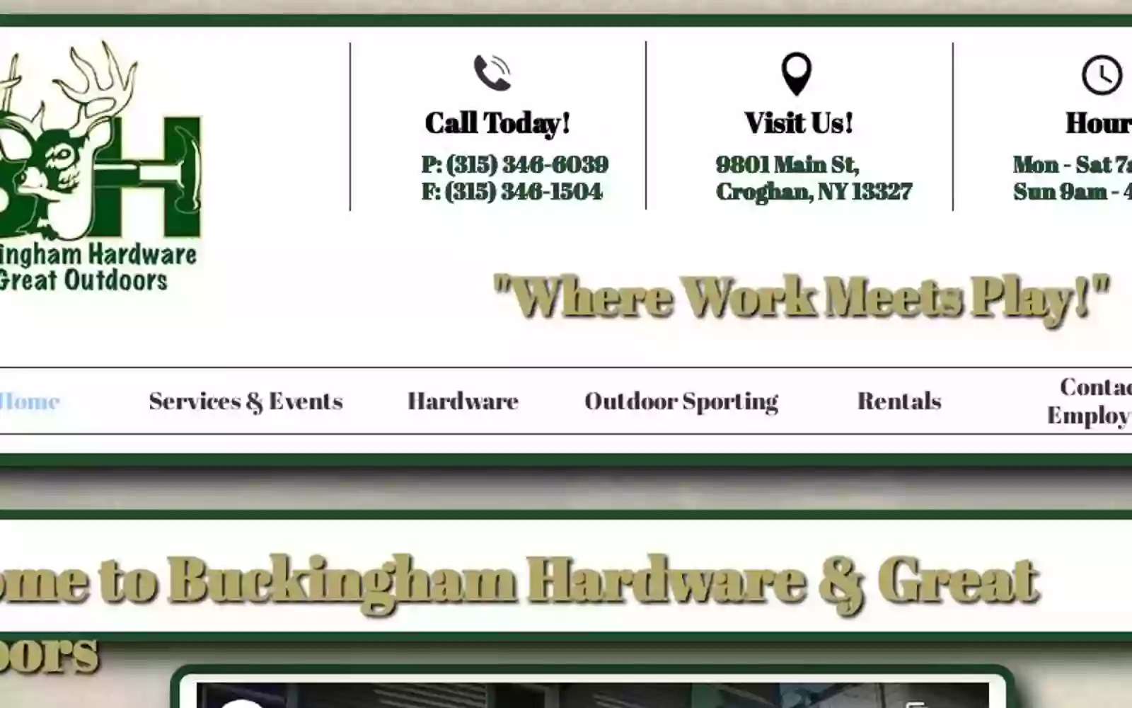 Buckingham Hardware & Great Outdoors