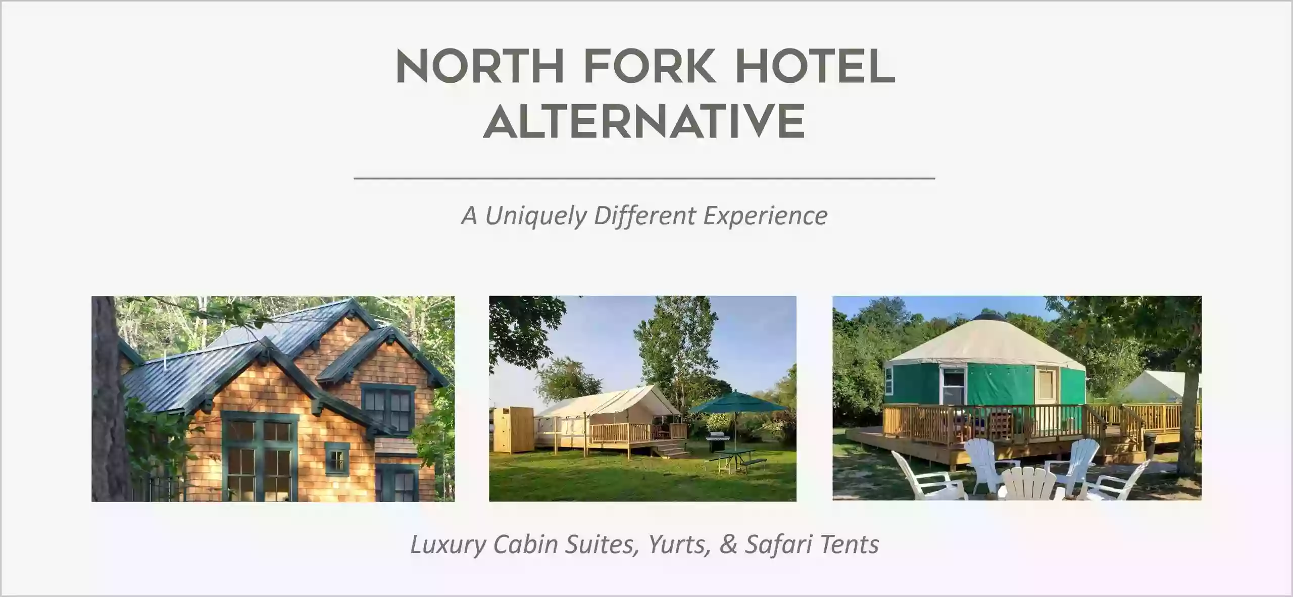 North Fork Resort - North Fork Hotel Alternative